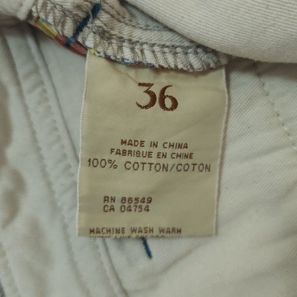 Tommy Bahama Mens 36 Cargo Shorts Cotton Jeans No 093 Red Brown Plaid Flat Front - Picture 8 of 8